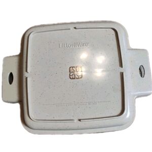LittonWear Microwave Cookware 1 Qt Casserole Square Dish 39275 w/ Lid 39274